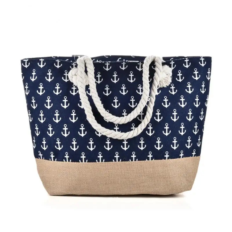 Cabas sac à rayures A-B-C-D-E-F-G-H-I-ShopGET®