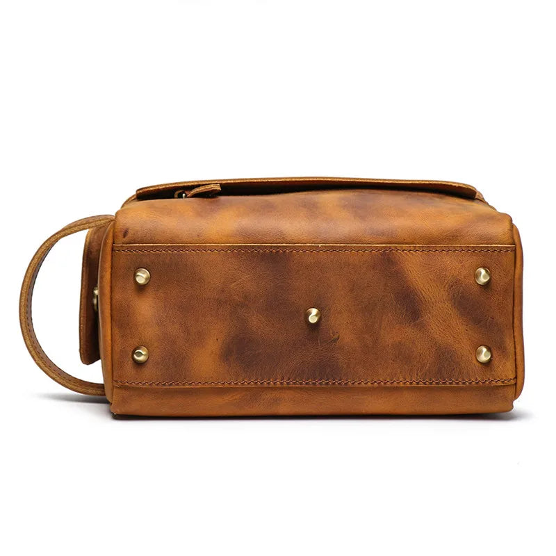 Trousse de toilette homme cuir luxe - ShopGET®