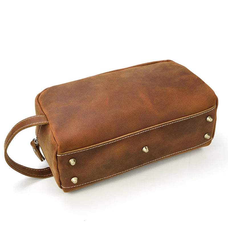 Trousse de toilette homme cuir luxe - ShopGET®