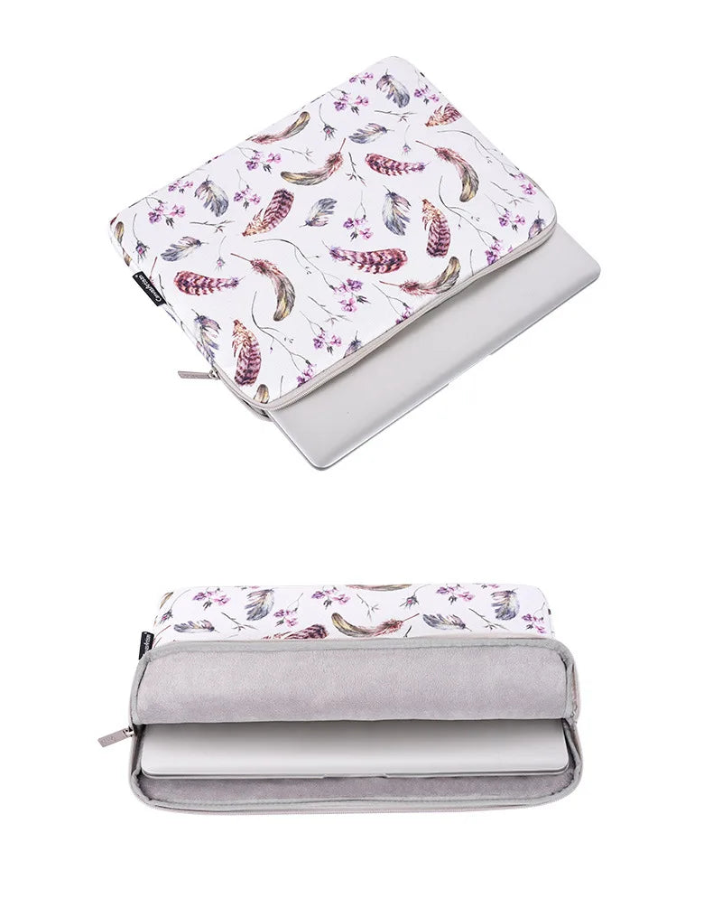 Pochette ordinateur 15 pouces plumes - ShopGET®