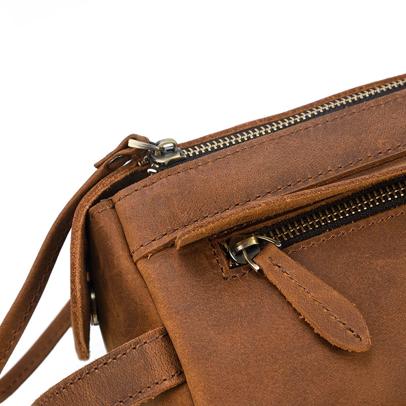 Trousse de toilette homme cuir luxe - ShopGET®