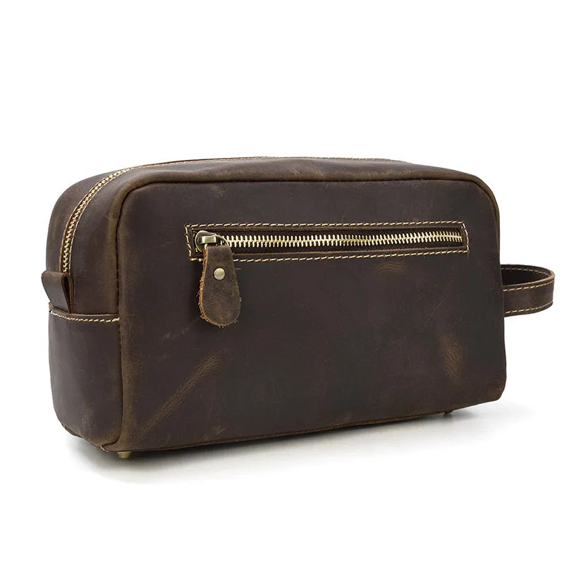 Trousse de toilette homme cuir luxe