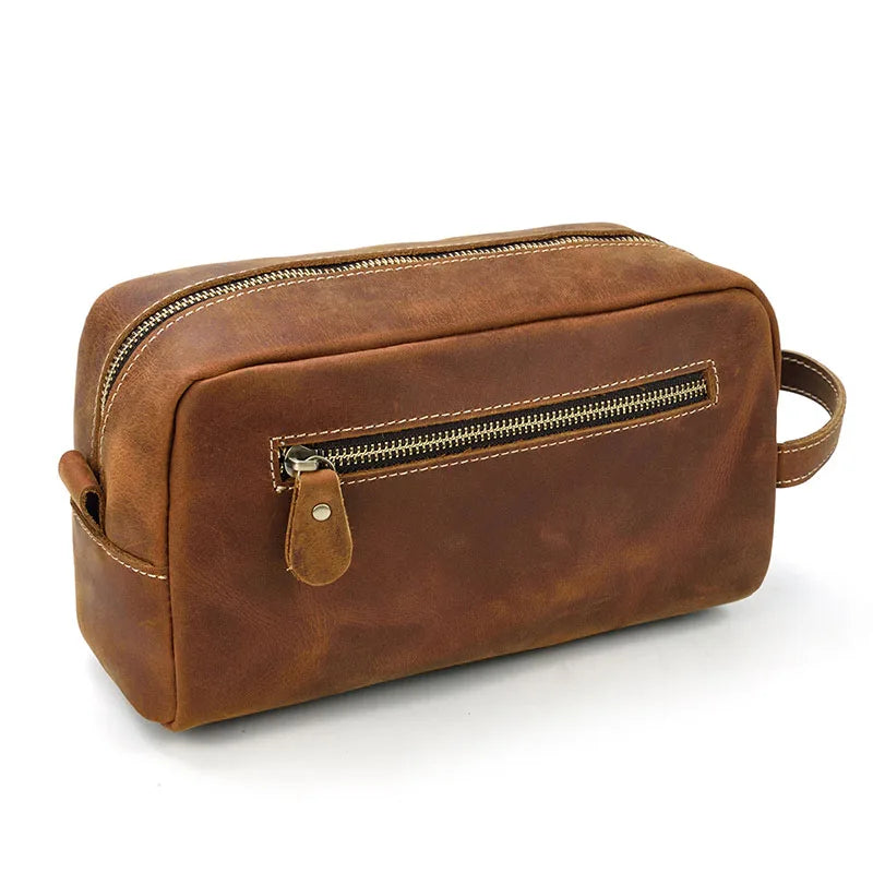 Trousse de toilette homme cuir luxe