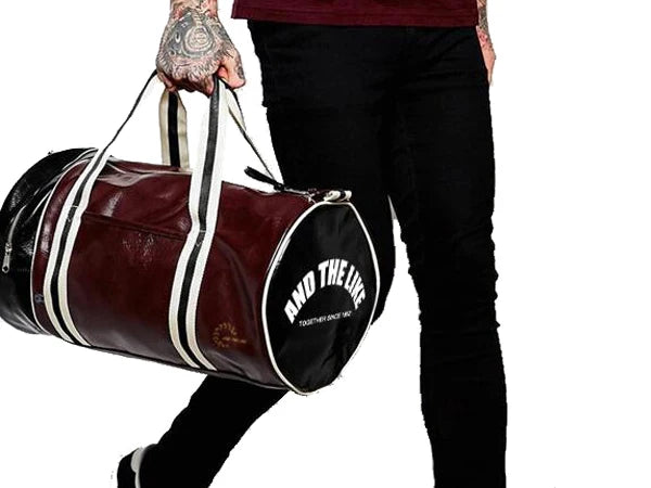 Sac polochon homme cuir Rouge / 45 x 30 x 30 cm-Burgundy / 45 x 30 x 30 cm-Noir Blanc / 45 x 30 x 30 cm-Noir Jaune / 45 x 30 x 30 cm-Noir / 45 x 30 x 30 cm-Burgundy Noir / 45 x 30 x 30 cm-Bleu / 45 x 30 x 30 cm-Vert / 45 x 30 x 30 cm-ShopGET®
