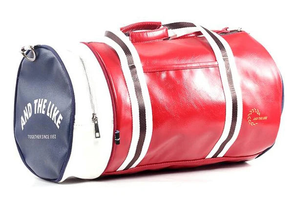 Sac polochon homme cuir Rouge / 45 x 30 x 30 cm-Burgundy / 45 x 30 x 30 cm-Noir Blanc / 45 x 30 x 30 cm-Noir Jaune / 45 x 30 x 30 cm-Noir / 45 x 30 x 30 cm-Burgundy Noir / 45 x 30 x 30 cm-Bleu / 45 x 30 x 30 cm-Vert / 45 x 30 x 30 cm-ShopGET®