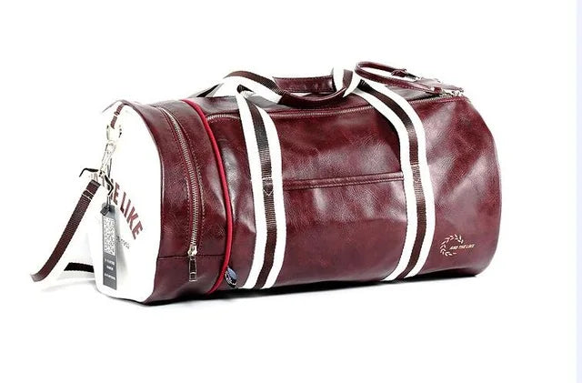 Sac polochon homme cuir Rouge / 45 x 30 x 30 cm-Burgundy / 45 x 30 x 30 cm-Noir Blanc / 45 x 30 x 30 cm-Noir Jaune / 45 x 30 x 30 cm-Noir / 45 x 30 x 30 cm-Burgundy Noir / 45 x 30 x 30 cm-Bleu / 45 x 30 x 30 cm-Vert / 45 x 30 x 30 cm-ShopGET®