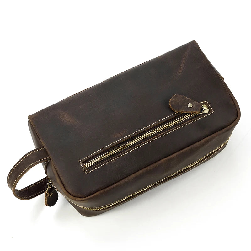 Trousse de toilette homme cuir luxe - ShopGET®