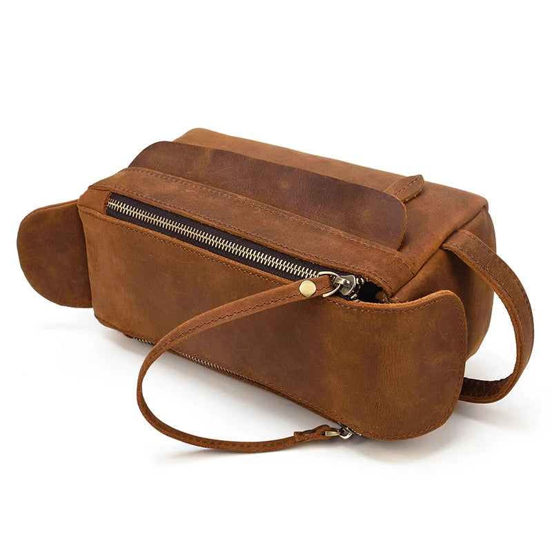 Trousse de toilette homme cuir luxe - ShopGET®