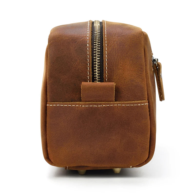Trousse de toilette homme cuir luxe - ShopGET®