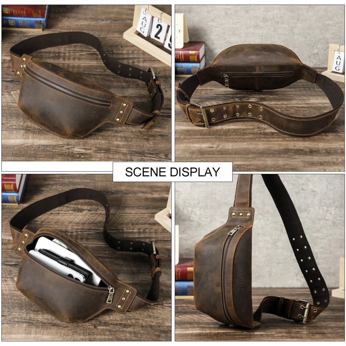 Patron sac banane homme en cuir - ShopGET®