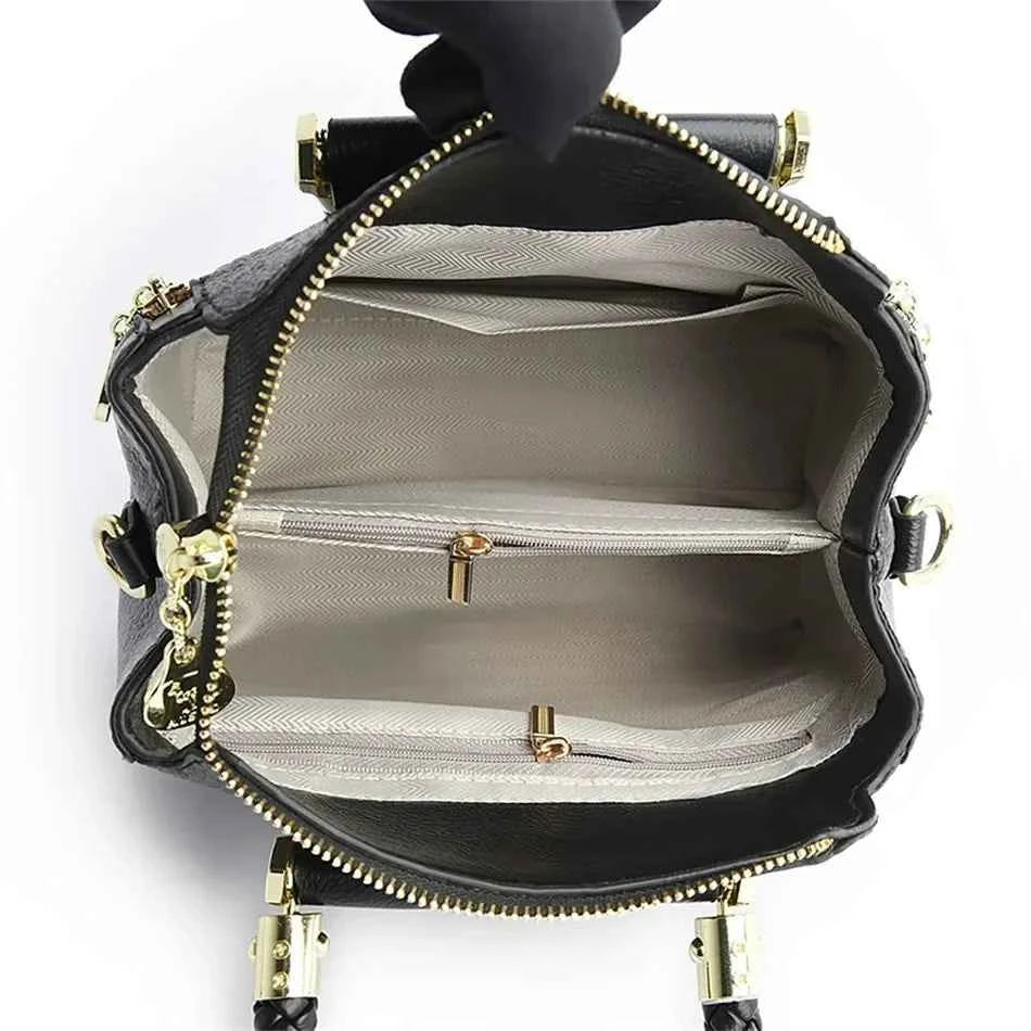 Sac cabas femme cuir Marron-Bleu-Pourpre-Kangourou Marron-Kangourou Rouge-Kangourou Jaune-Rouge Vin-Noir-Vert-ShopGET®