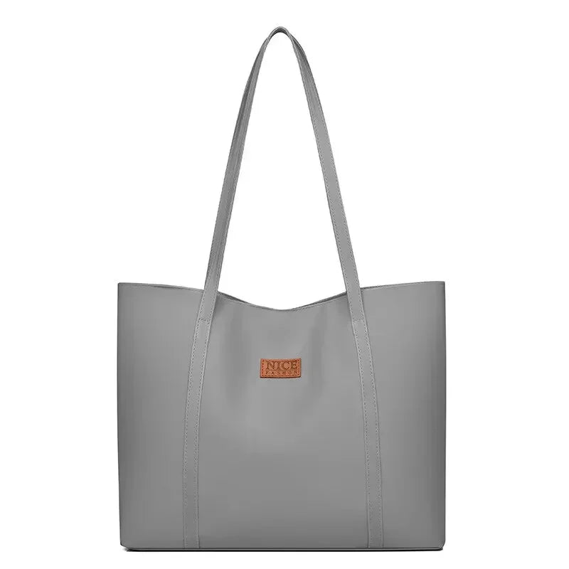 Sac cabas noir Oxford Rouge-Bleu-Gris et Blanc-Noir-ShopGET®