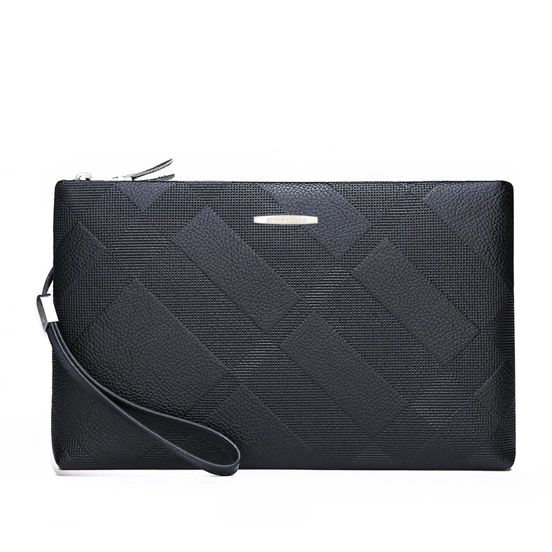 Pochette homme cuir luxe Marron A / 28 x 2.5 x 17cm-Marron B / 28 x 2.5 x 17cm-Noir A / 28 x 2.5 x 17cm-Noir B / 28 x 2.5 x 17cm-ShopGET®