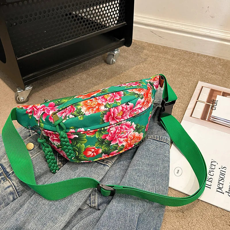 Sac banane fleurs pour homme / f