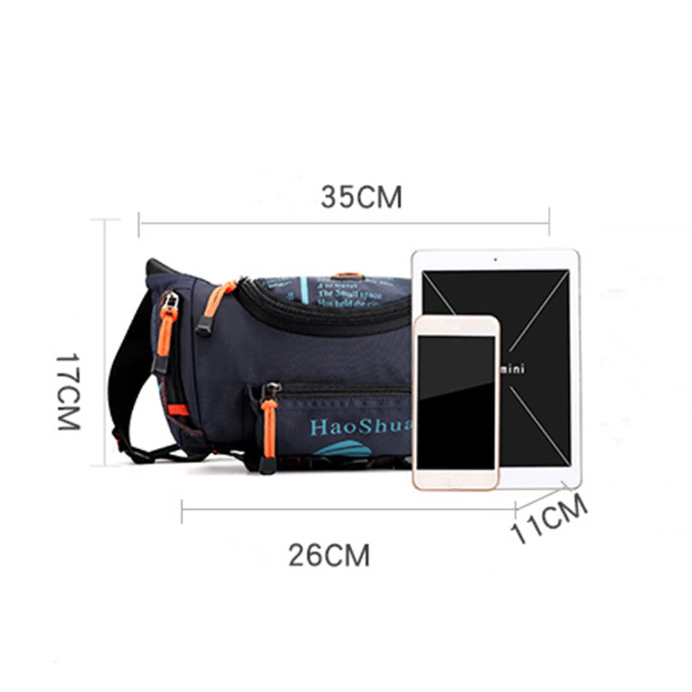 Sac banane tissu pour homme