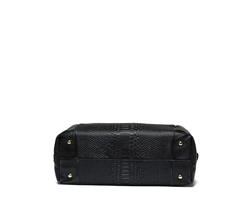 Sac cabas noir Luxury de première qualité Noir-ShopGET®