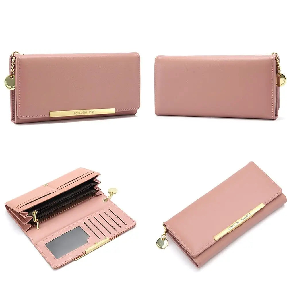 Pochette femme classe Rose-Rouge-Marron-Noir-Vert-Bleu-ShopGET®