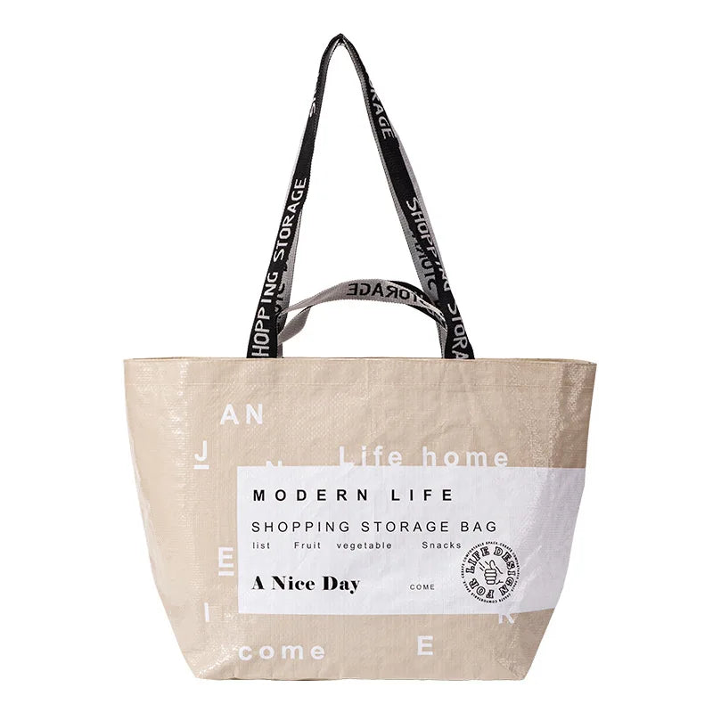 Sac de courses tote bag Blanc Small-Beige Small-Beige Large-Jaune Small-Stripe Large-Vert Large-ShopGET®