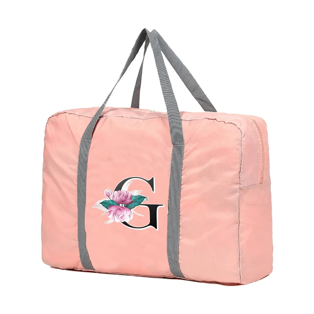 Sac weekend lettre A à G prénom C-B-A-G-F-E-D-ShopGET®