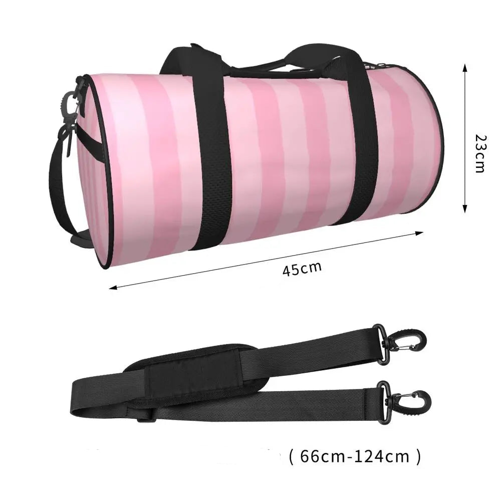 Sac polochon rose A-B-C-D-ShopGET®