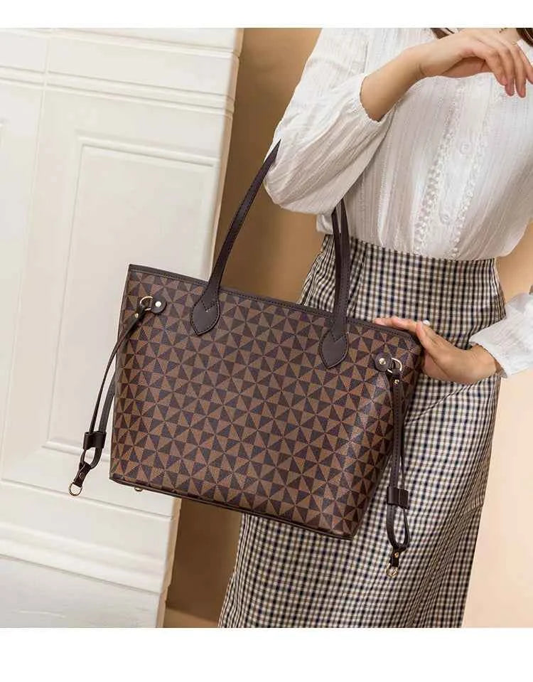 Grand sac cabas femme Blanc / 32x27x16cm / Offerte-Noir / 32x27x16cm / Offerte-Café / 32x27x16cm / Offerte-ShopGET®