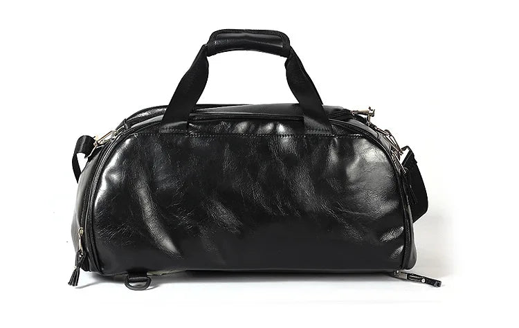 Sac polochon messenger Vert-Noir-ShopGET®