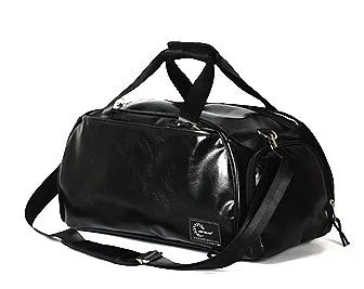 Sac polochon messenger Vert-Noir-ShopGET®