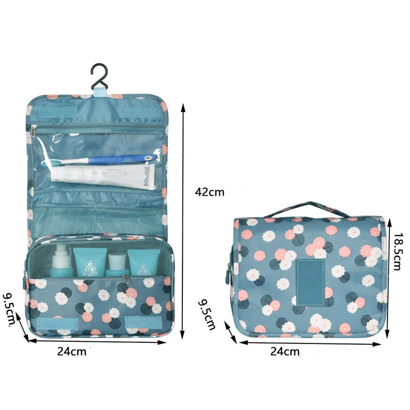 Trousse de toilette femme blanche à accrocher - ShopGET®