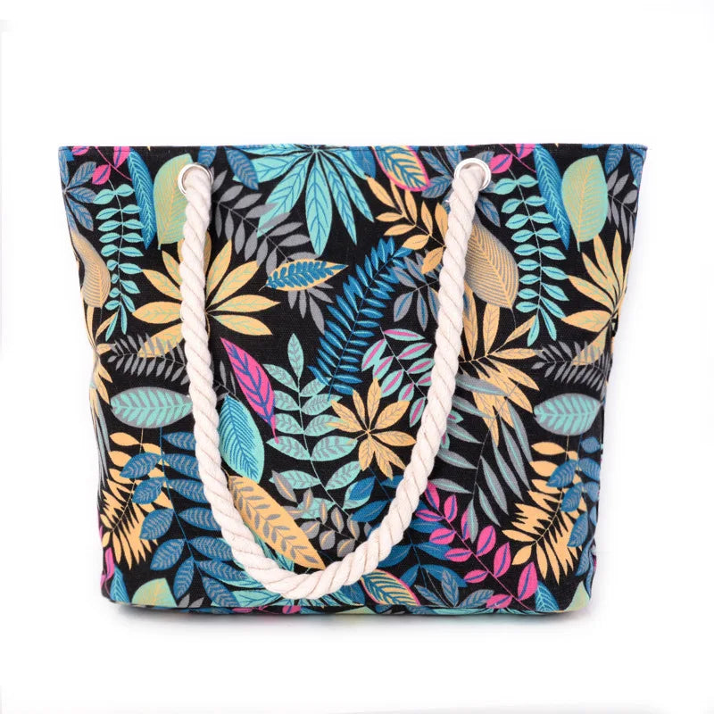 Cabas sac floral bleu Gris SB-Gris-Marron-Camouflage-ShopGET®