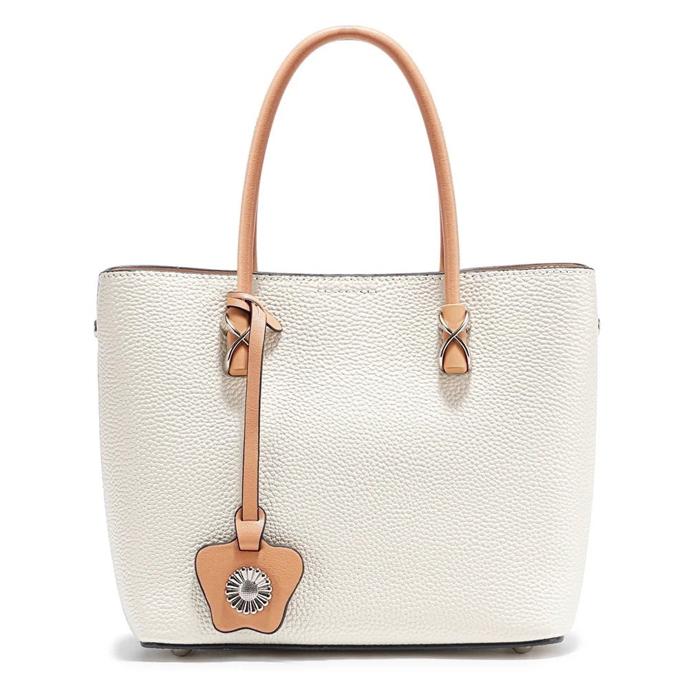 Sac cabas noir Zency Noir-Vert-Kaki-Apricot-Beige-ShopGET®
