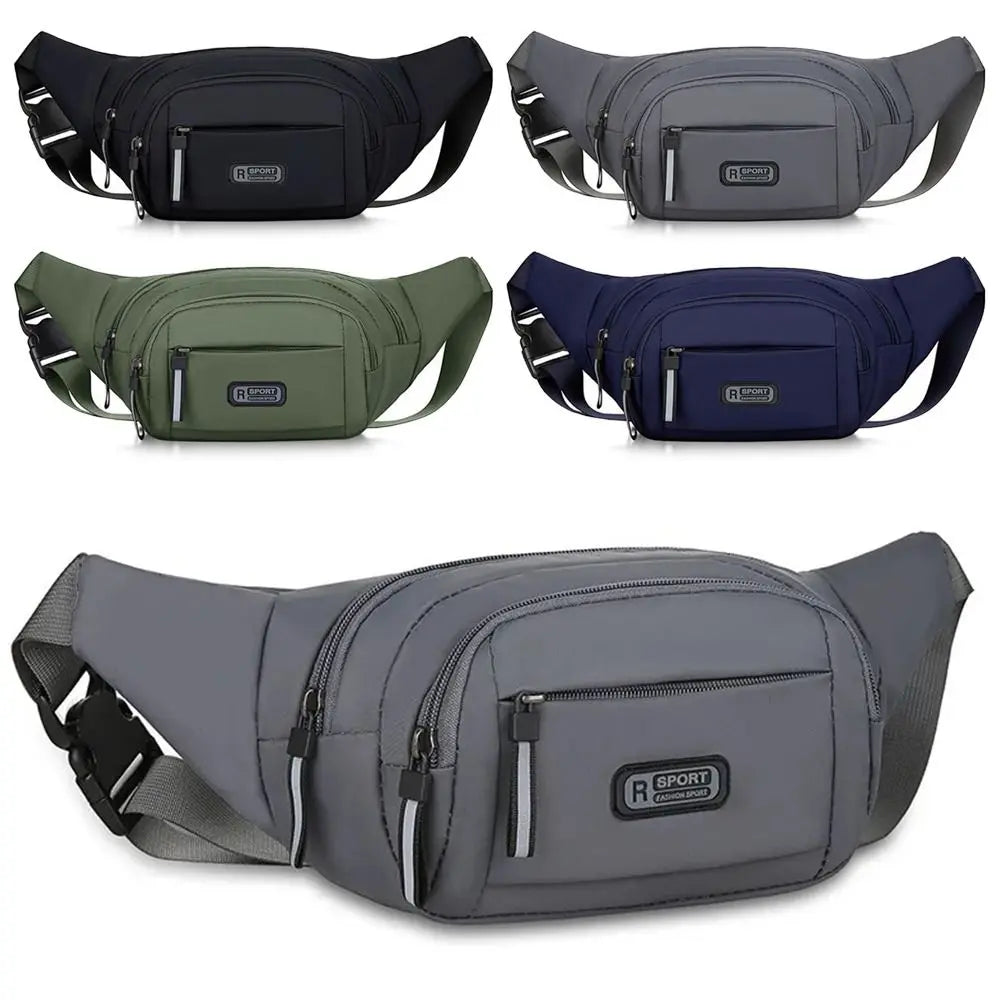Sac banane vert pour homme