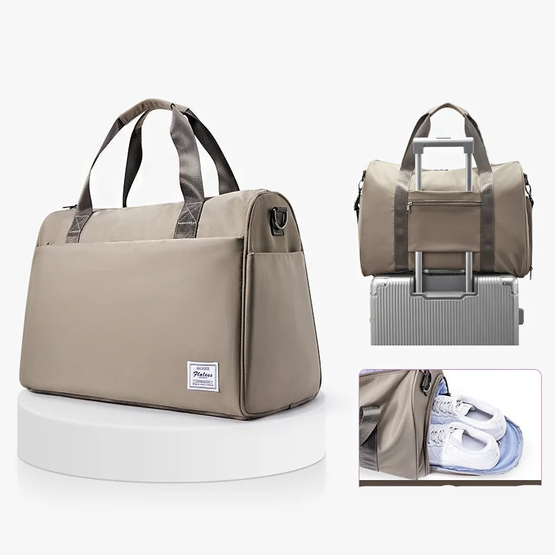 Sac weekend homme courte distance Vert-Bleu-Bleu sombre-Noir-Marron-ShopGET®