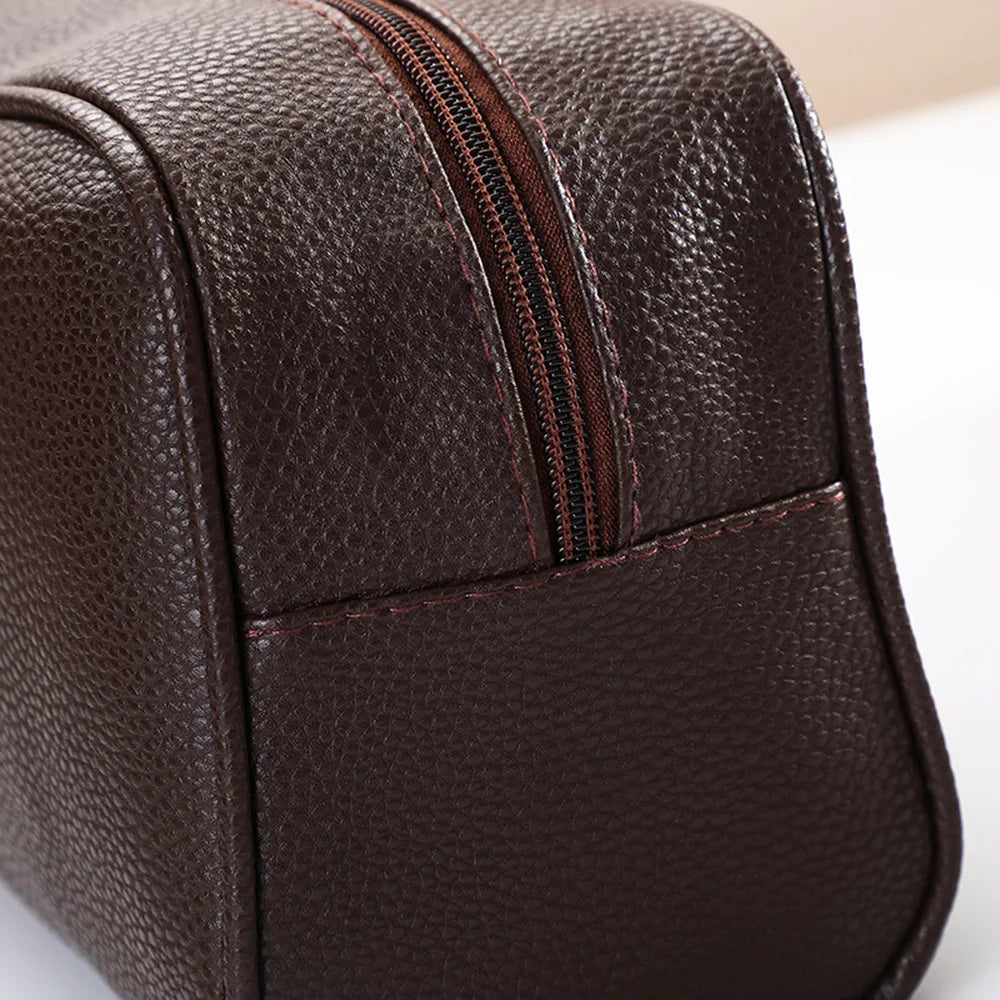 Trousse de toilette voyage en cuir - ShopGET®