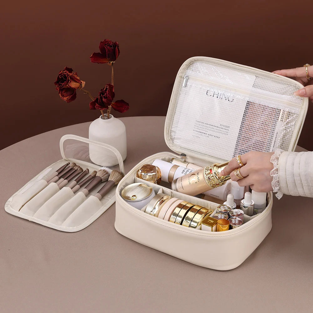 Trousse maquillage cuir femme - ShopGET®