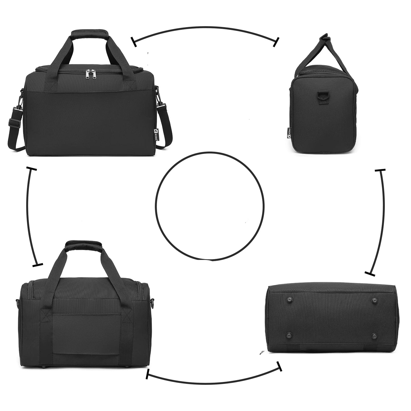 Sac weekend pour homme courte séjour Noir / OFFERTE-Gris / OFFERTE-Bleu A / OFFERTE-Marron / OFFERTE-Bleu B / OFFERTE-Rouge / OFFERTE-Rose / OFFERTE-Multicolore / OFFERTE-ShopGET®
