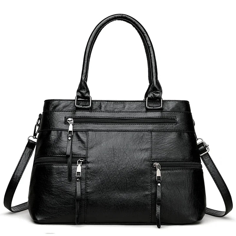 Sac cabas femme rectangulaire Gris-Marron-Jaune-Noir-ShopGET®