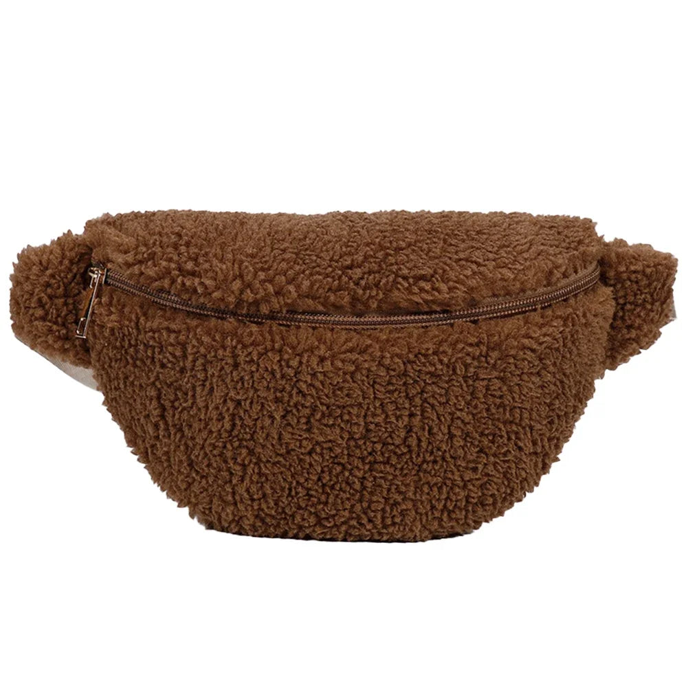 Sac banane velours côtelé noir original