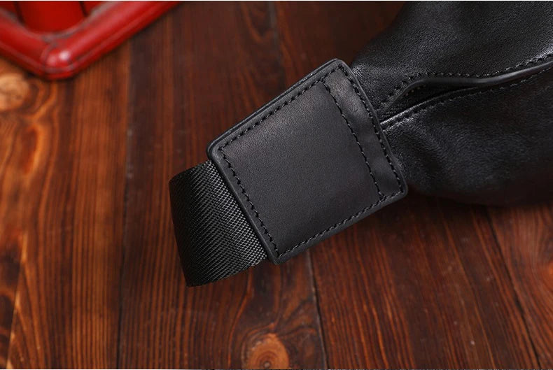 Sac banane imperméable en cuir pour homme - ShopGET®