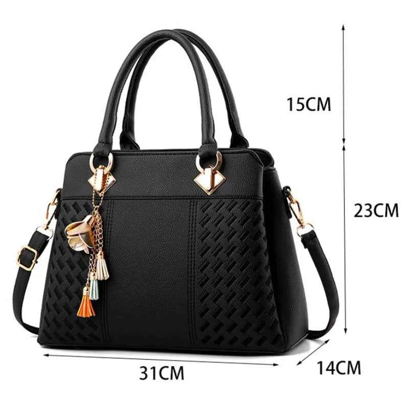 Sac cabas femme avec fermeture éclair 31x14x23cm / Gris SB-31x14x23cm / Noir A-31x14x23cm / Noir B-31x14x23cm / Bleu-31x14x23cm / Rouge-31x14x23cm / Rose-31x14x23cm / Gris-31x14x23cm / Kaki-ShopGET®