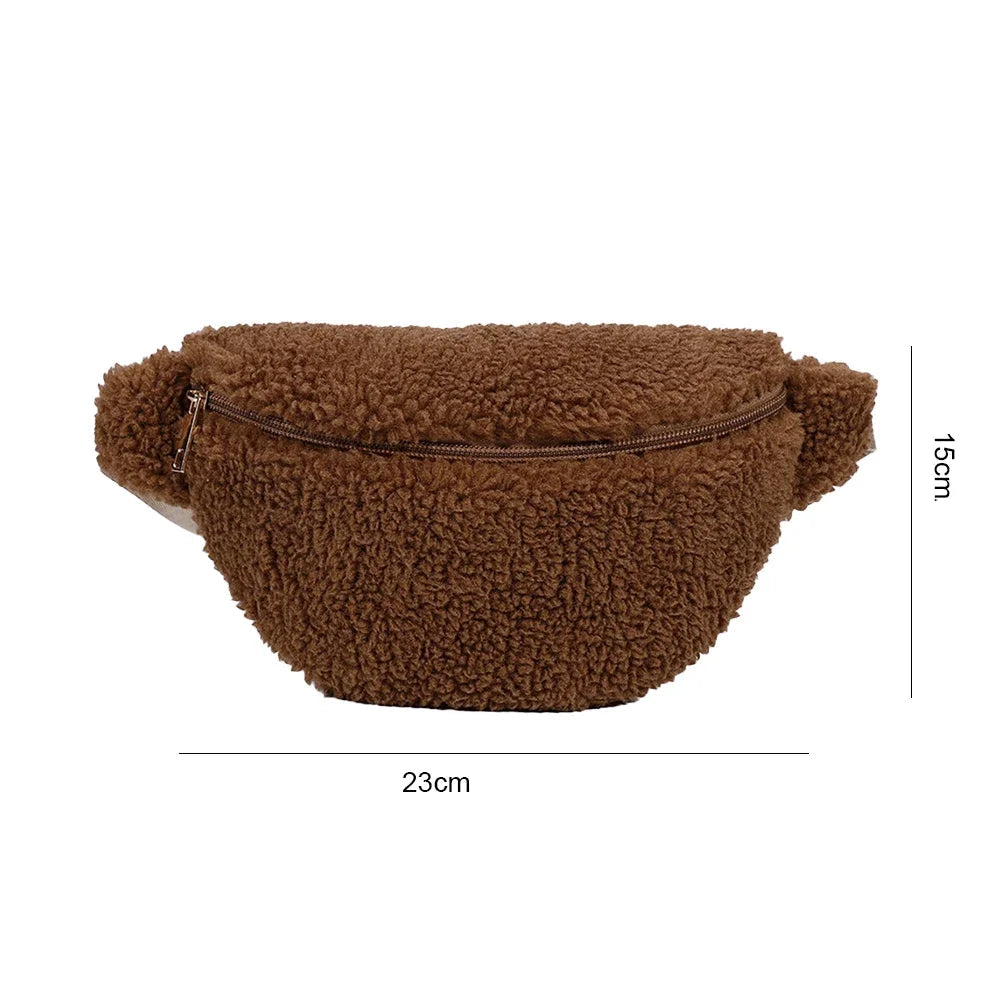 Sac banane velours côtelé noir original