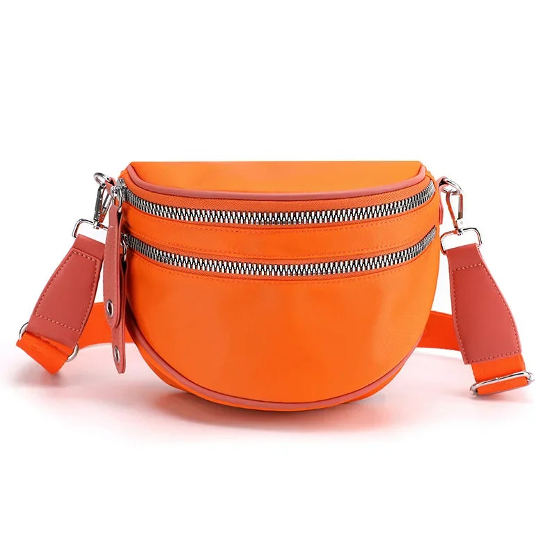 Sac banane femme chic kaki de très haut de gamme