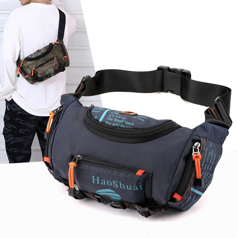 Sac banane tissu pour homme