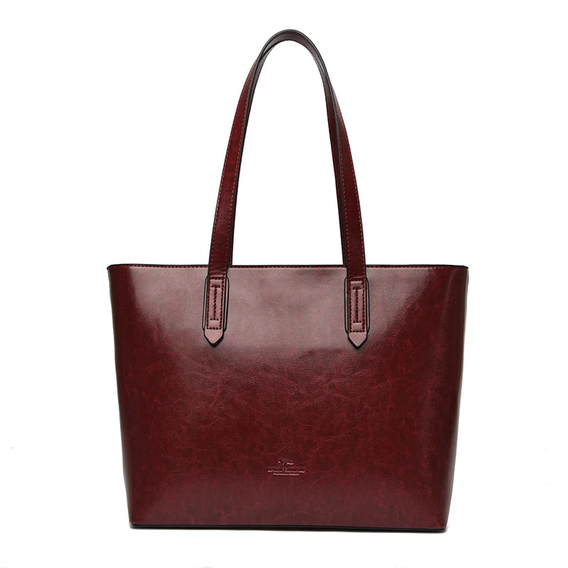 Sac cabas noir classique moderne Noir-Rouge-Jaune-Marron-Bleu-ShopGET®