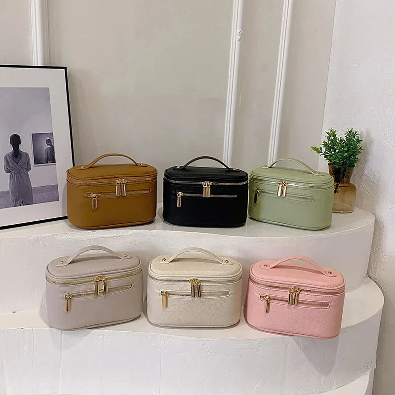 Trousse maquillage compartiment à fermeture éclair - ShopGET®