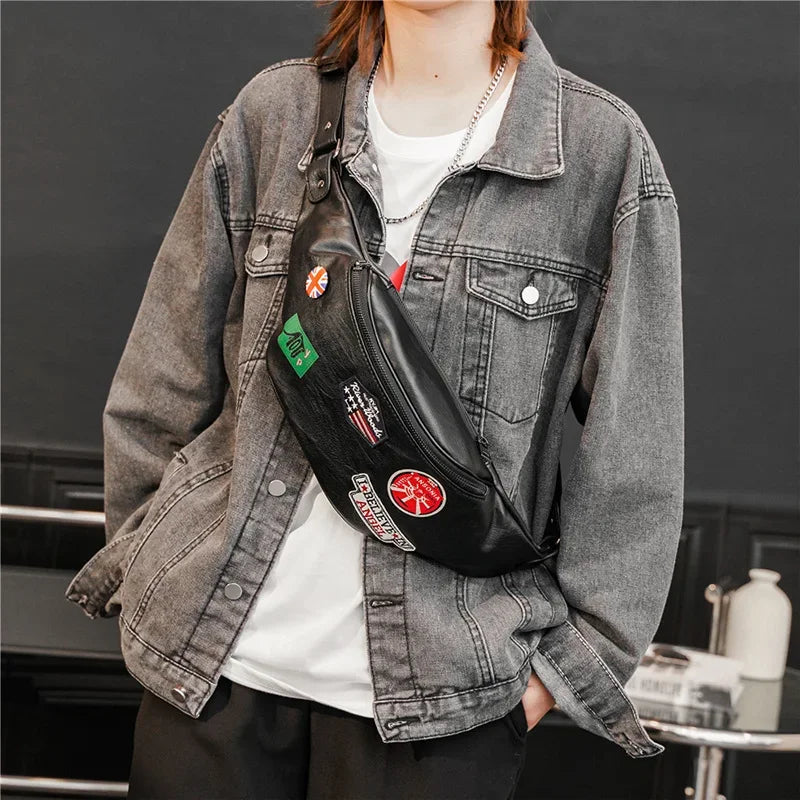 Sac banane en cuir homme luxe