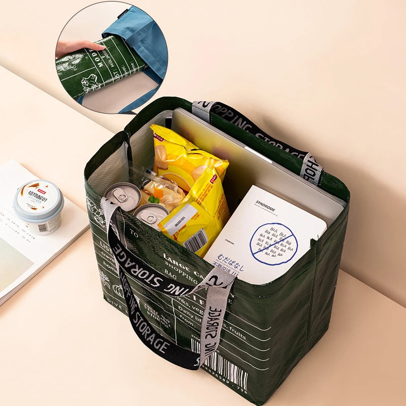 Sac de courses tote bag Blanc Small-Beige Small-Beige Large-Jaune Small-Stripe Large-Vert Large-ShopGET®