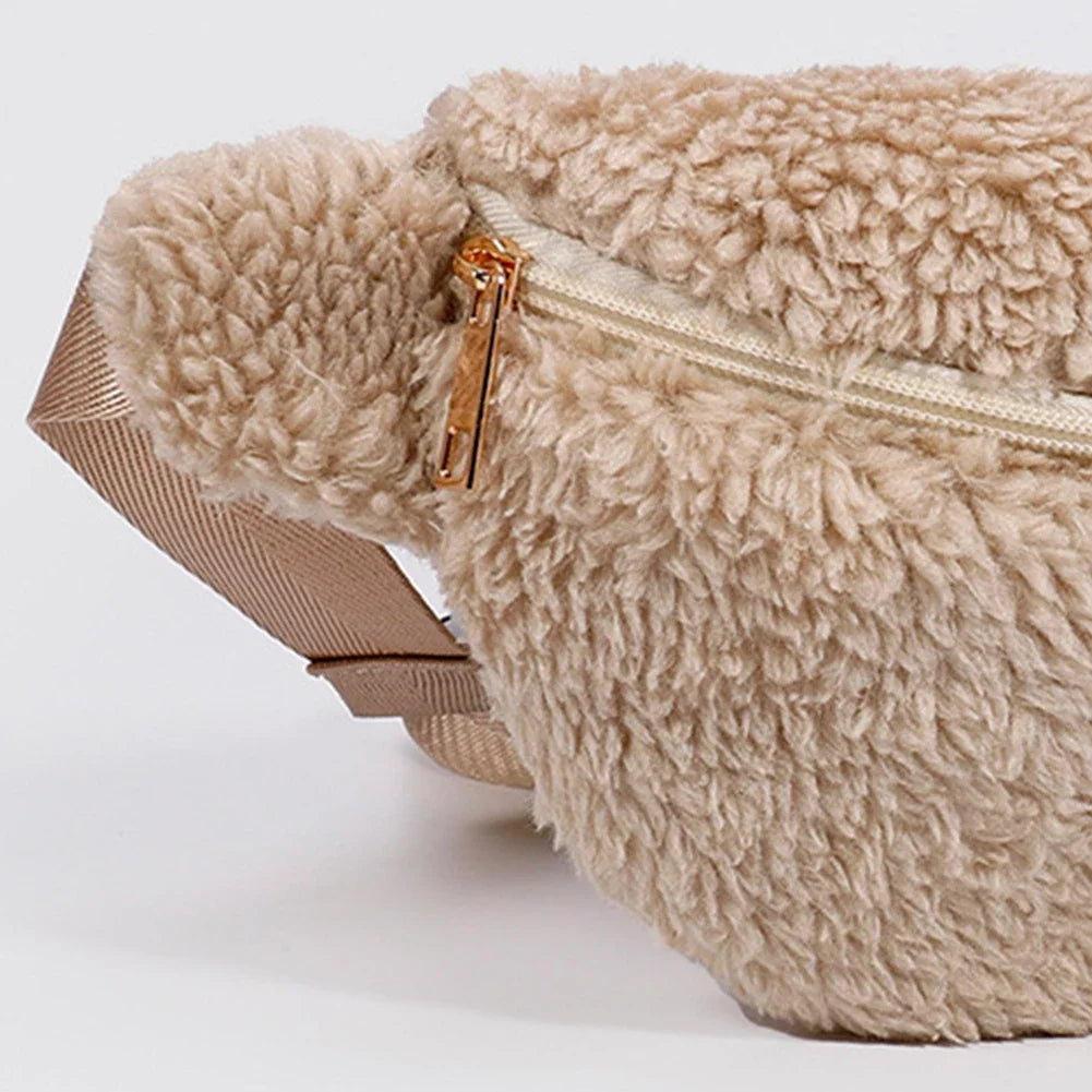 Sac banane velours côtelé noir original