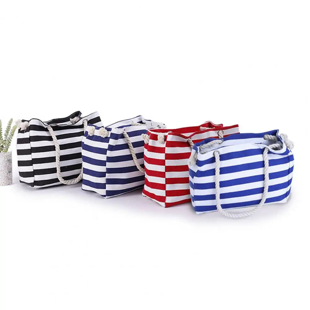 Cabas sac rectangulaire Bleu-Noir-ShopGET®