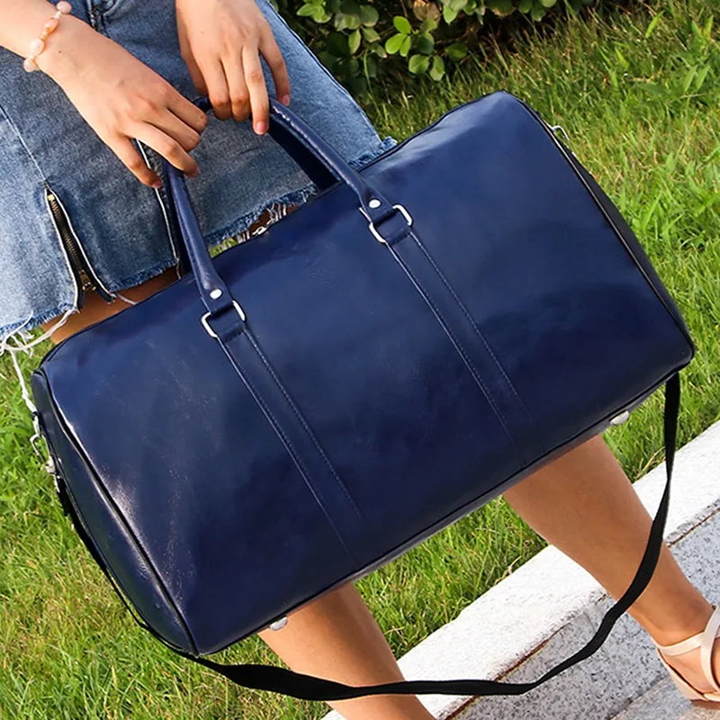 Sac weekend noir femme Marron-Café-Bleu-Noir-ShopGET®