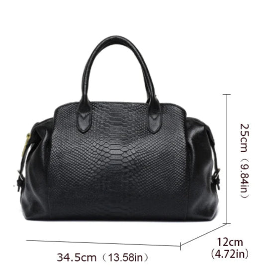 Sac cabas noir Luxury de première qualité Noir-ShopGET®